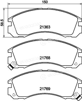 Hella Pagid 8DB 355 016-531