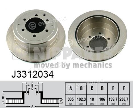 Nipparts J3312034