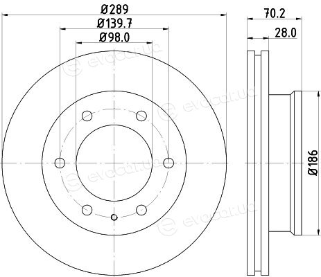 Hella Pagid 8DD 355 129-181