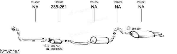 Bosal SYS21167