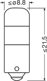 Osram 3893DWP-2BL