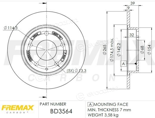 Fremax BD-3564