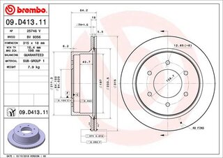 Brembo 09.D413.11