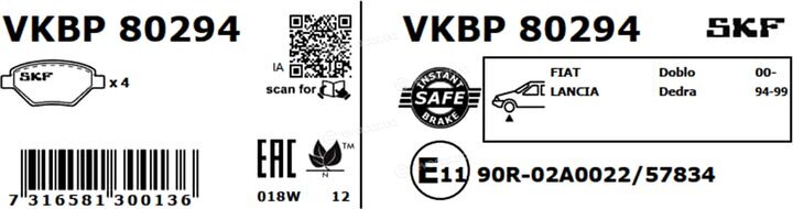 SKF VKBP 80294