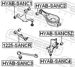 Febest HYAB-SANC1