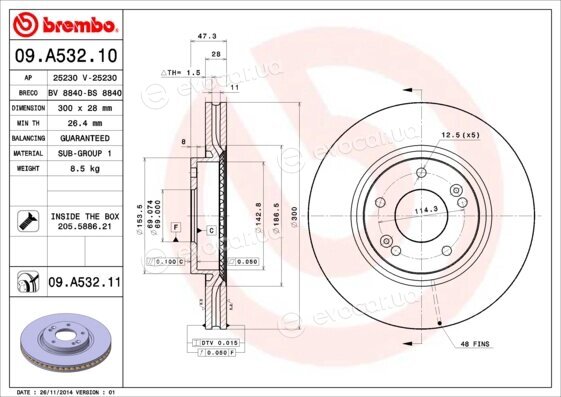 Brembo 09.A532.10