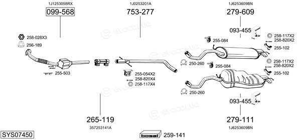 Bosal SYS07450