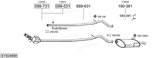 Bosal SYS04898