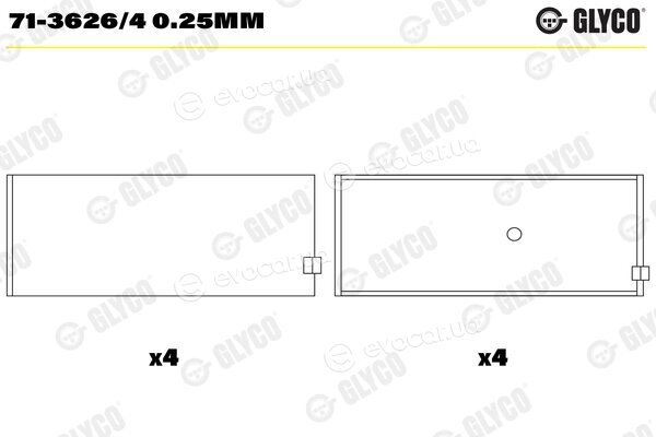 Glyco 71-3626/4 0.25mm