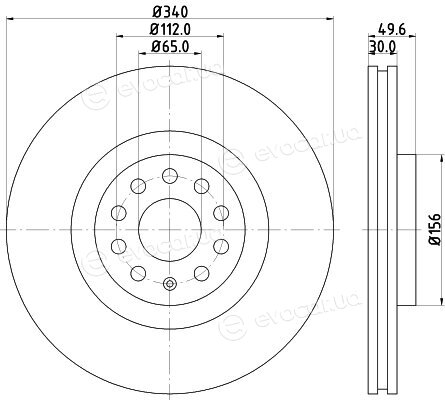 Hella Pagid 8DD 355 129-241