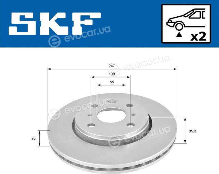 SKF VKBD 80043 V2