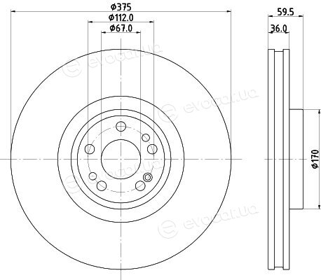 Hella Pagid 8DD 355 135-201