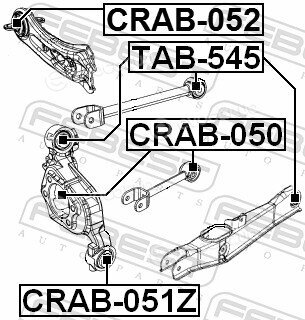 Febest CRAB-051Z