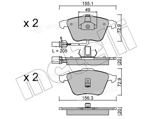 Metelli 22-0549-0