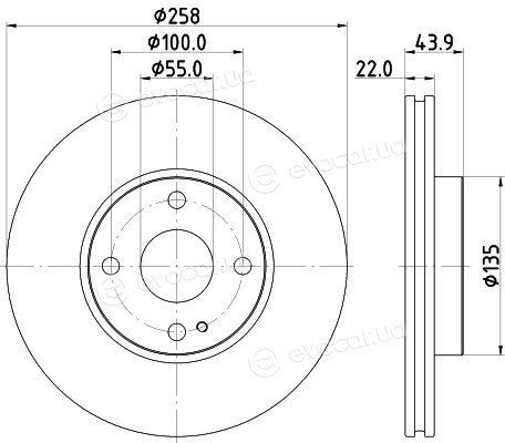 Hella Pagid 8DD 355 131-821