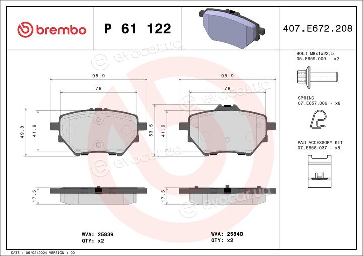 Brembo P 61 122