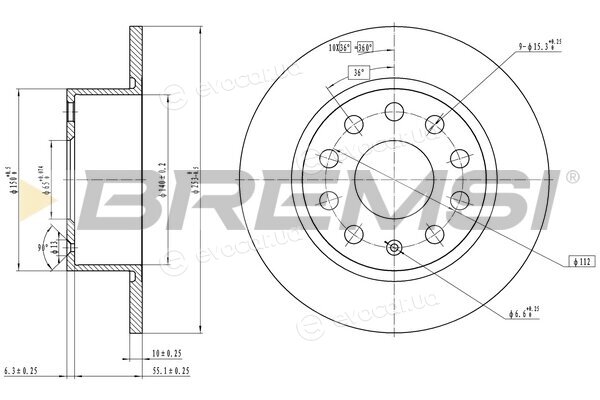 Bremsi CD7334S