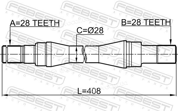 Febest 2212-CARNRH