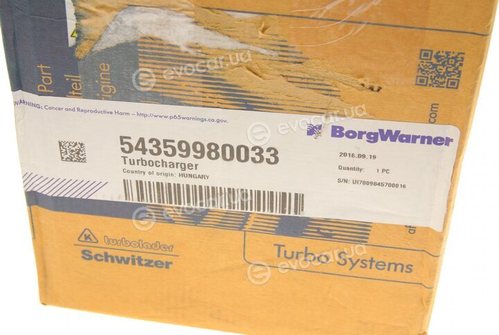 BorgWarner 5435 998 0033