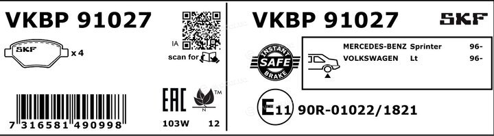 SKF VKBP 91027