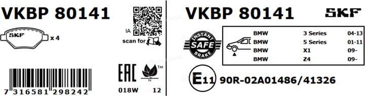 SKF VKBP 80141