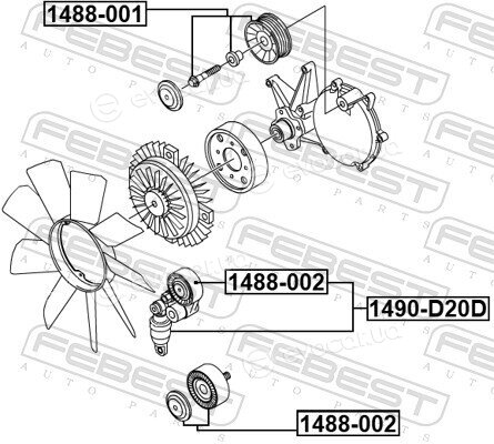 Febest 1490-D20D