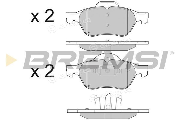 Bremsi BP2981