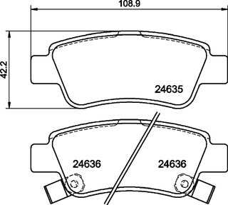 Hella Pagid 8DB 355 013-591