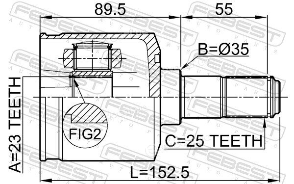 Febest 1211-LAN