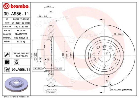 Brembo 09.A956.11