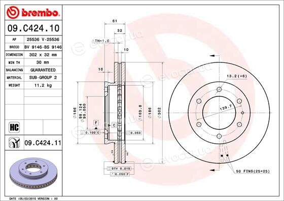 Brembo 09.C424.11