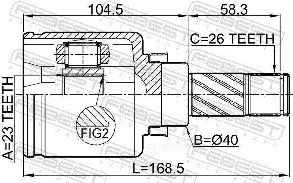 Febest 0211-C11LH