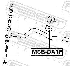 Febest MSB-DA1F