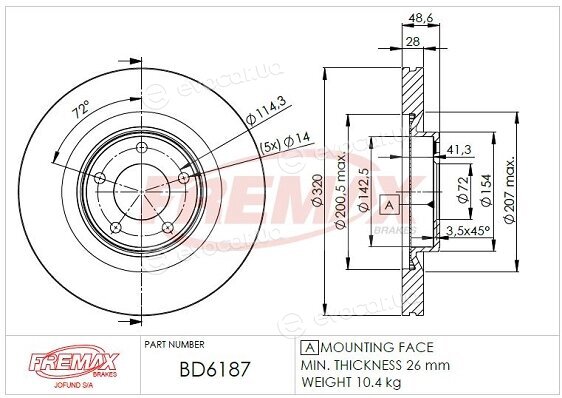 Fremax BD-6187