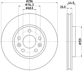 Hella Pagid 8DD 355 131-871