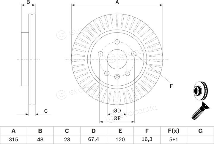 Bosch 0 986 479 C71