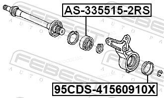 Febest AS-335515-2RS