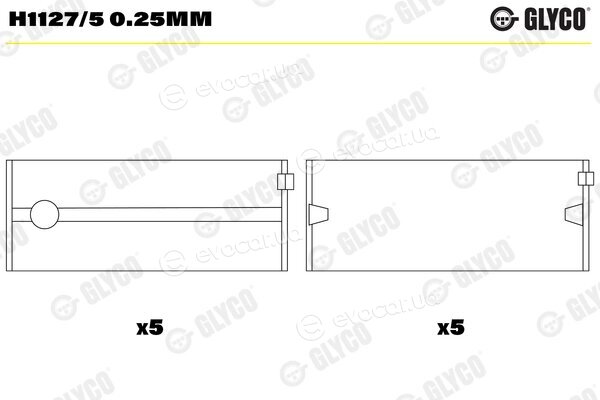 Glyco H1127/5 0.25mm