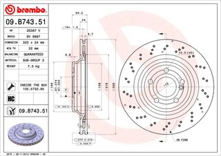 Brembo 09.B743.51