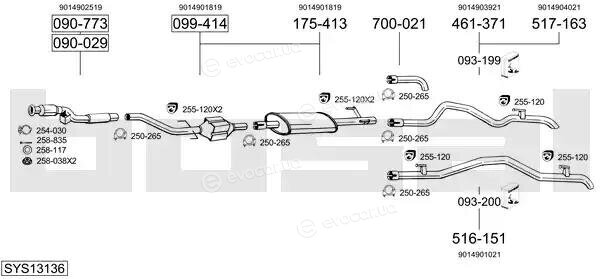 Bosal SYS13136