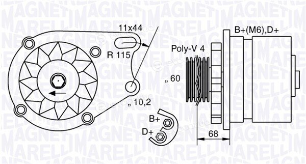 Magneti Marelli 063321747010