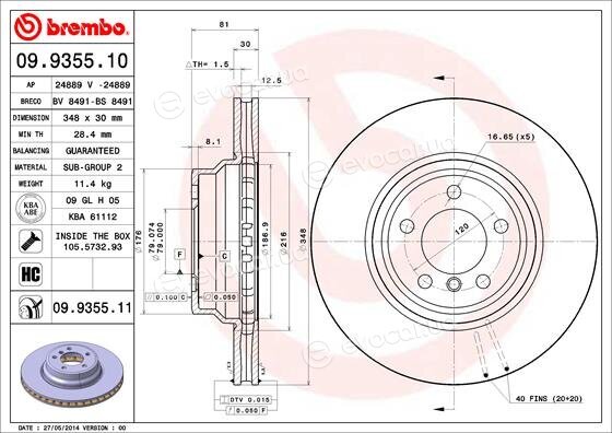 Brembo 09.9355.11