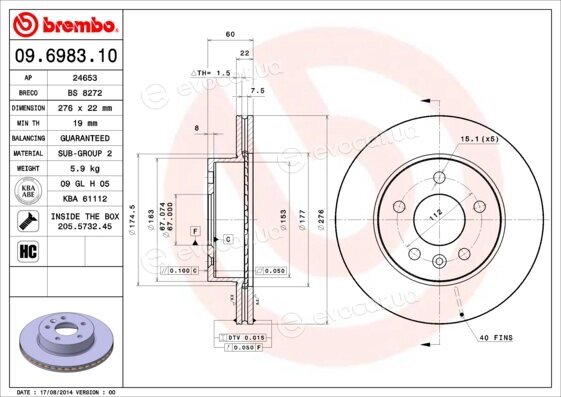 Brembo 09.6983.10