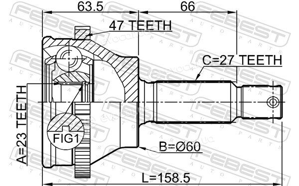 Febest 1210-EFATA47