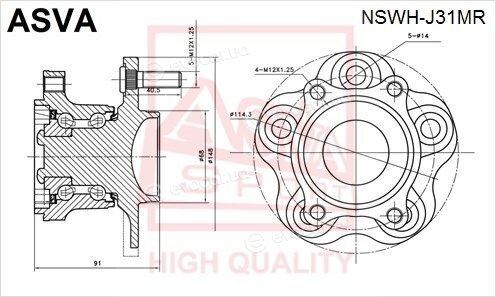 Asva NSWH-J31MR