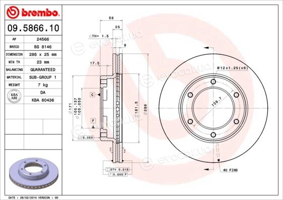Brembo 09.5866.10