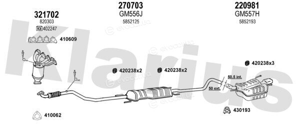 Klarius 391658E