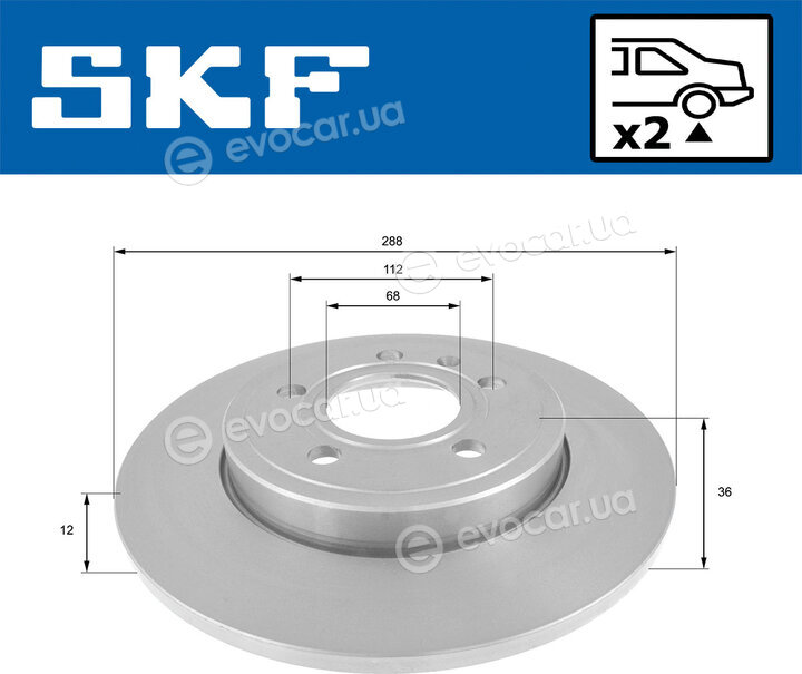 SKF VKBD 90350 S2