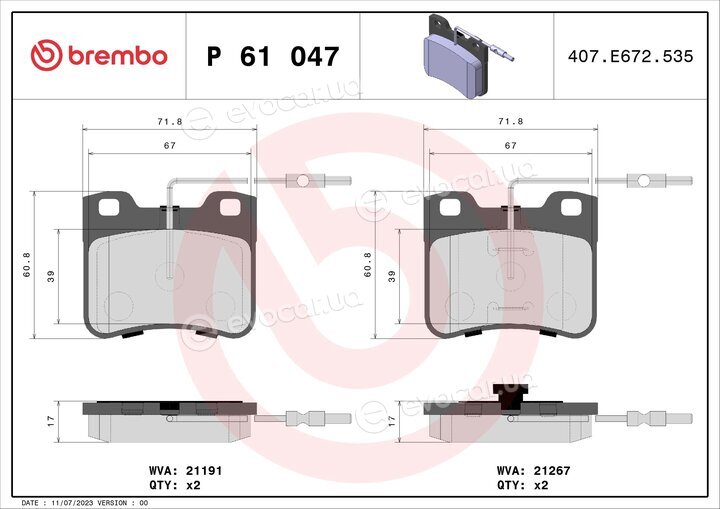 Brembo P 61 047
