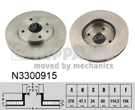 Nipparts N3300915